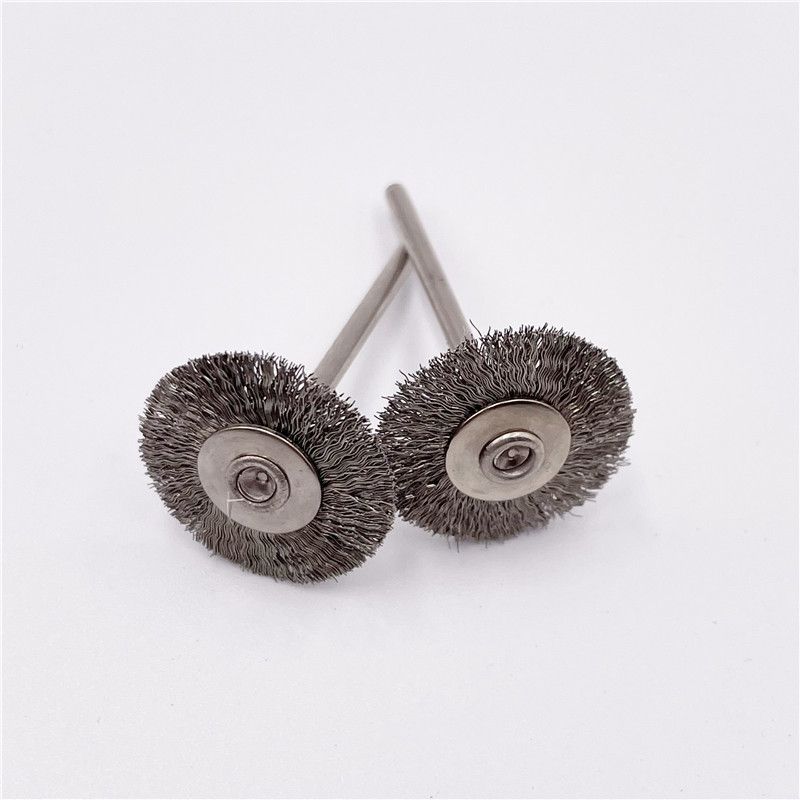 T型刷 鋼絲筆刷 除銹拋光鋼絲筆刷 2.35mm柄 帶柄打磨 帶柄磨頭