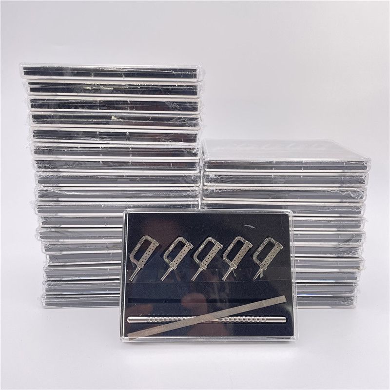 牙科正畸鄰面去釉片切 機(jī)用 手用套裝間隙鋸開縫牙齒打磨砂條拋光